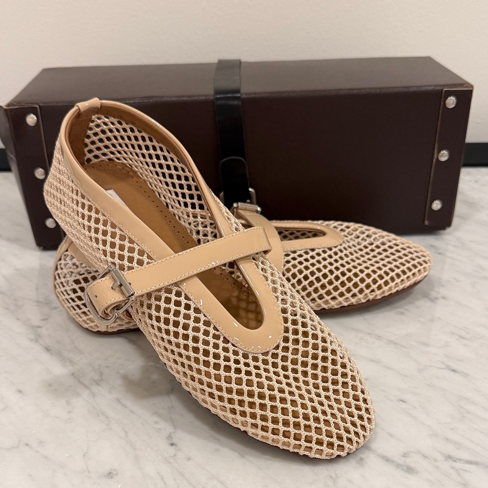 Alaïa Flat Mesh Ballet Flats